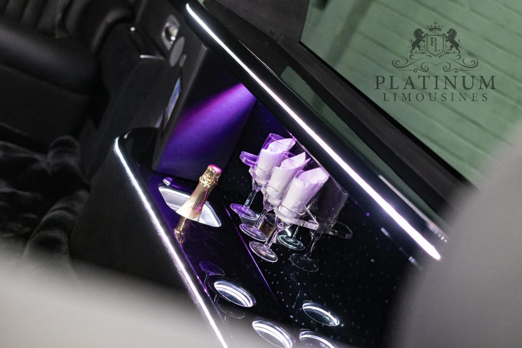 Rolls Royce Phantom Limo Hire (Interior)