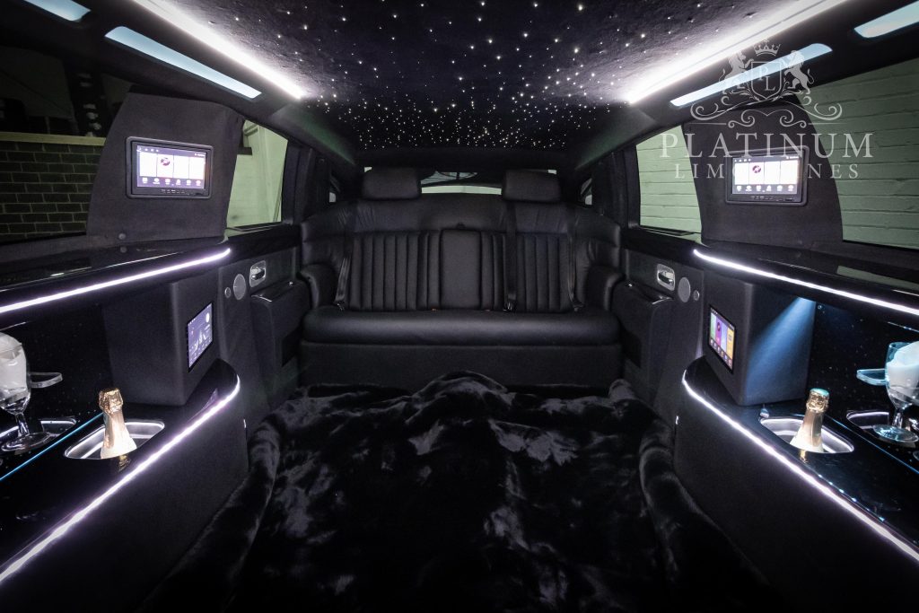 Rolls Royce Phantom Limo Hire (Interior)