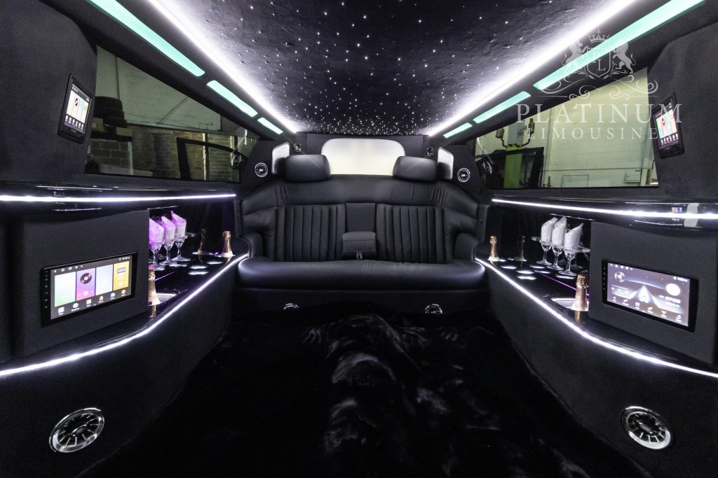 Rolls Royce Phantom Limo Hire (Interior)