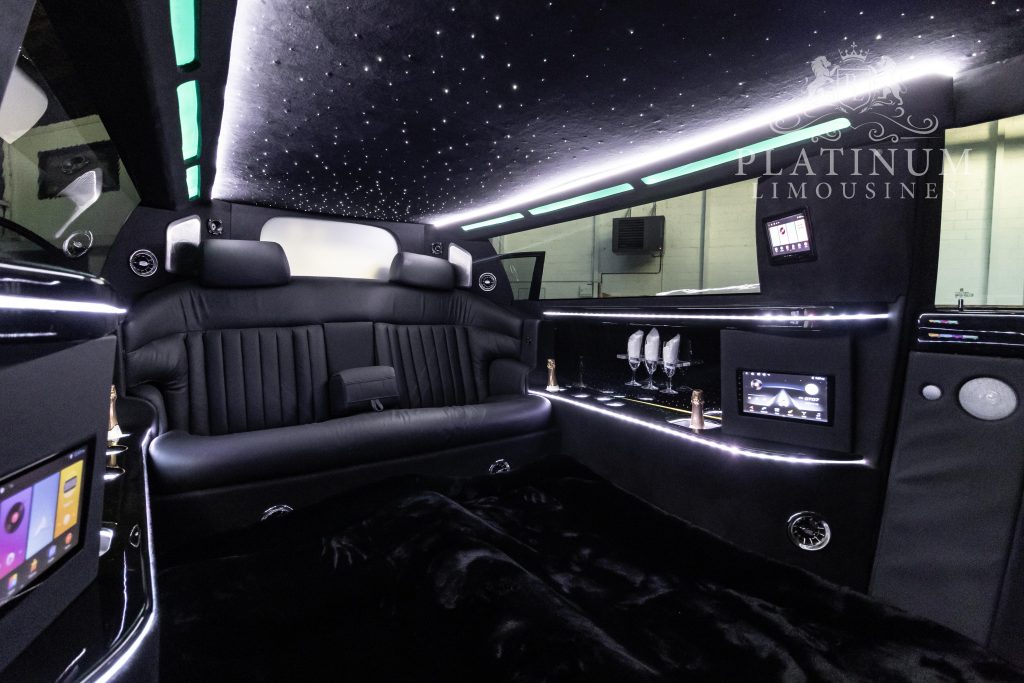 Rolls Royce Phantom Limo Hire (Interior)