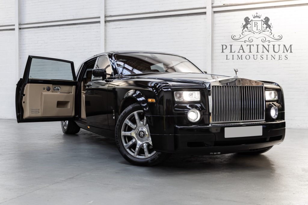 Black Rolls Royce Phantom EWB Hire